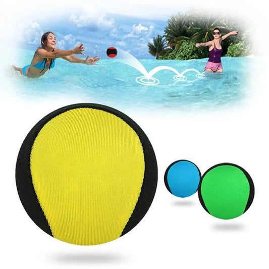 Durable 5.5cm TPR Elastic Ball Water Bouncing Ball Water Surf Game Toy Summer Beach Ball Soft Relaxing Water Jump Ball