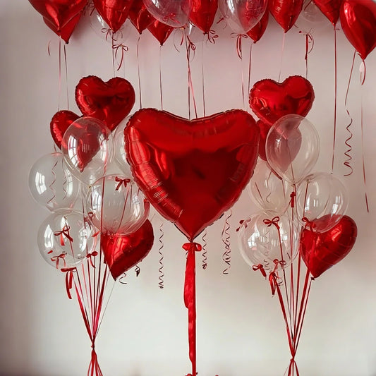 Valentine's Day party balloons used for Valentine's Day proposals, weddings, birthdays, romantic atmosphere decoration