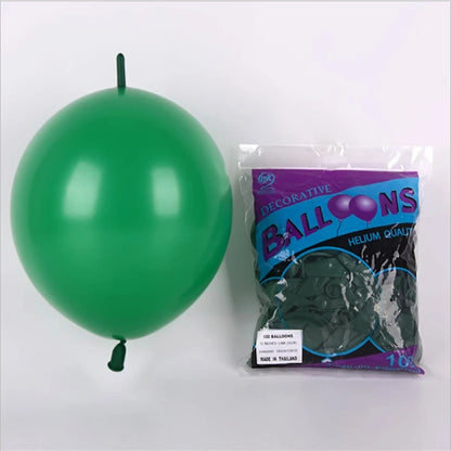 Large 12-inch Tail Balloon Anniversary Wedding Birthday Decoration Supplies Bar KTV Boys and Girls 10PCS
