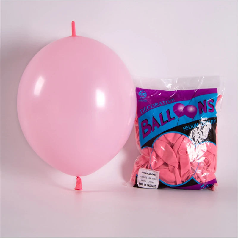 Large 12-inch Tail Balloon Anniversary Wedding Birthday Decoration Supplies Bar KTV Boys and Girls 10PCS
