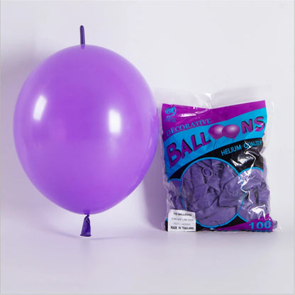 Large 12-inch Tail Balloon Anniversary Wedding Birthday Decoration Supplies Bar KTV Boys and Girls 10PCS