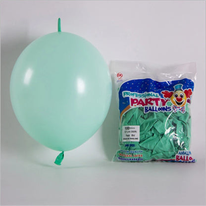 Large 12-inch Tail Balloon Anniversary Wedding Birthday Decoration Supplies Bar KTV Boys and Girls 10PCS