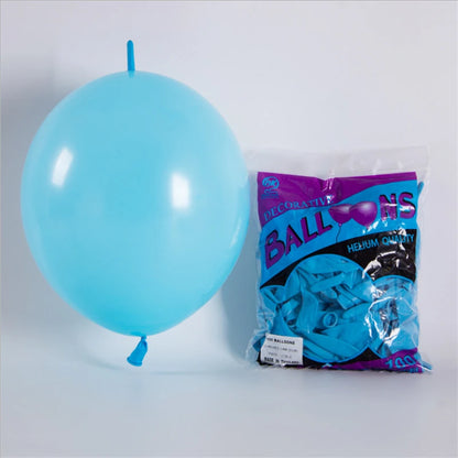 Large 12-inch Tail Balloon Anniversary Wedding Birthday Decoration Supplies Bar KTV Boys and Girls 10PCS
