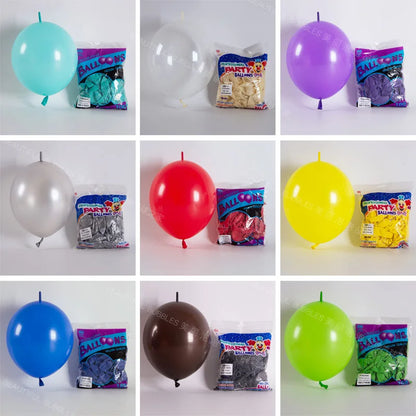 Large 12-inch Tail Balloon Anniversary Wedding Birthday Decoration Supplies Bar KTV Boys and Girls 10PCS