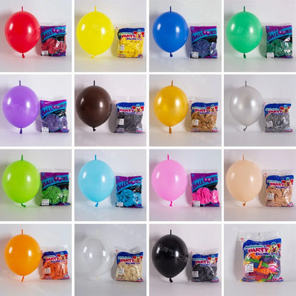 Large 12-inch Tail Balloon Anniversary Wedding Birthday Decoration Supplies Bar KTV Boys and Girls 10PCS