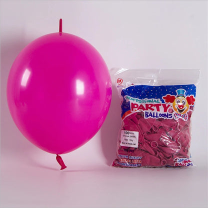 Large 12-inch Tail Balloon Anniversary Wedding Birthday Decoration Supplies Bar KTV Boys and Girls 10PCS