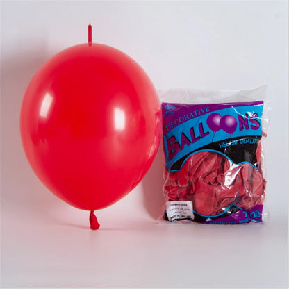 Large 12-inch Tail Balloon Anniversary Wedding Birthday Decoration Supplies Bar KTV Boys and Girls 10PCS