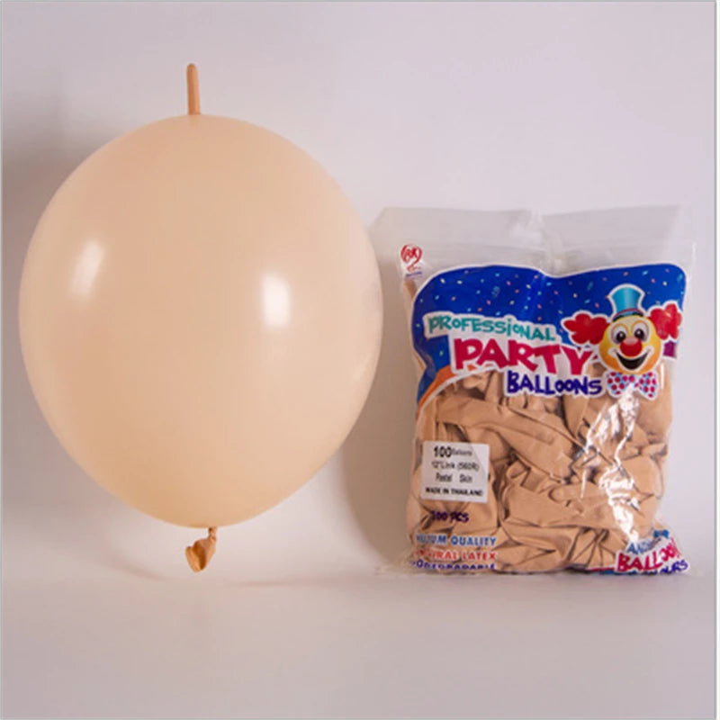 Large 12-inch Tail Balloon Anniversary Wedding Birthday Decoration Supplies Bar KTV Boys and Girls 10PCS