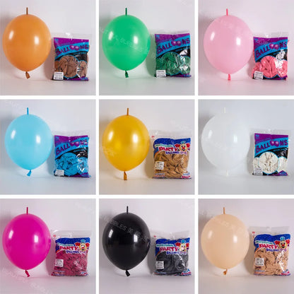 Large 12-inch Tail Balloon Anniversary Wedding Birthday Decoration Supplies Bar KTV Boys and Girls 10PCS