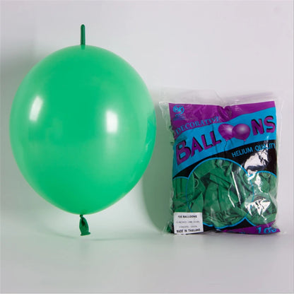 Large 12-inch Tail Balloon Anniversary Wedding Birthday Decoration Supplies Bar KTV Boys and Girls 10PCS