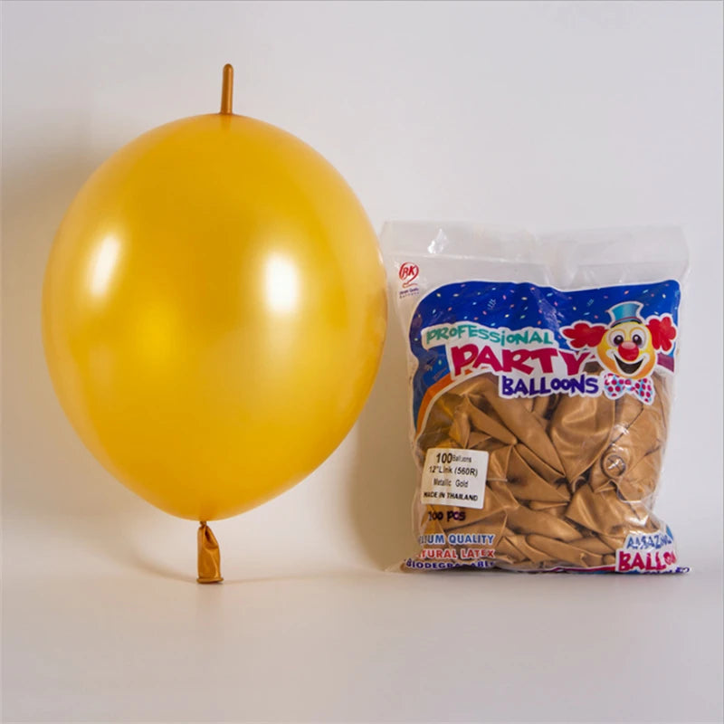 Large 12-inch Tail Balloon Anniversary Wedding Birthday Decoration Supplies Bar KTV Boys and Girls 10PCS