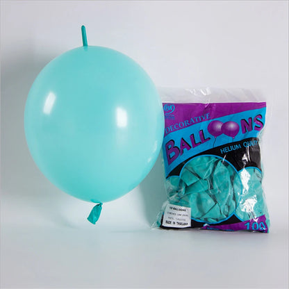 Large 12-inch Tail Balloon Anniversary Wedding Birthday Decoration Supplies Bar KTV Boys and Girls 10PCS