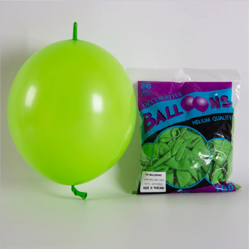 Large 12-inch Tail Balloon Anniversary Wedding Birthday Decoration Supplies Bar KTV Boys and Girls 10PCS