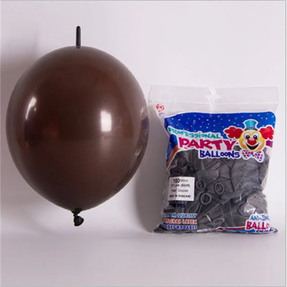 Large 12-inch Tail Balloon Anniversary Wedding Birthday Decoration Supplies Bar KTV Boys and Girls 10PCS