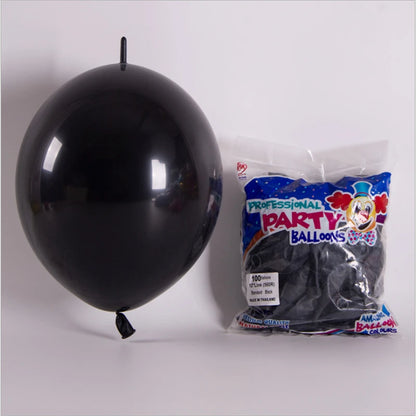 Large 12-inch Tail Balloon Anniversary Wedding Birthday Decoration Supplies Bar KTV Boys and Girls 10PCS