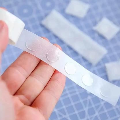 100pcs/roll Points Dots Double Sided for Balloons, Removable Clear Stickers for Christmas Wedding Birthday Party Decoration