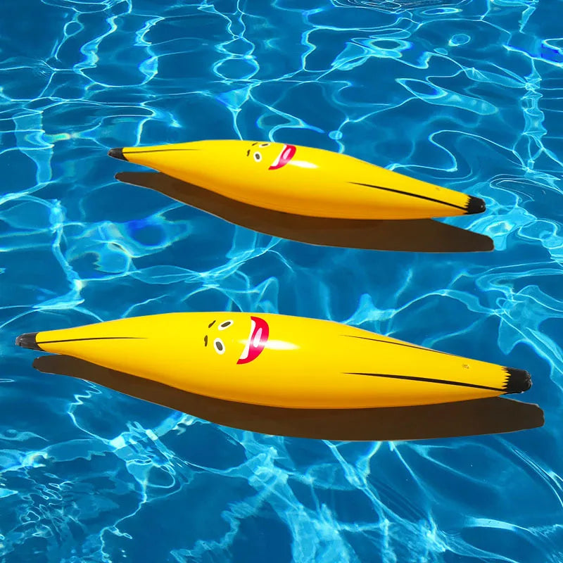 1.8-meter Inflatable Banana Summer Water Toy Swimming Pool Float Balloon Bar Atmosphere Props Happy Birthday Party Decoration