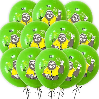 New Zootopia Balloons wild animal Latex Balloon Cartoon Birthday Decoration 12inch Round Balloon Party Favors Supplies Gifts Toy