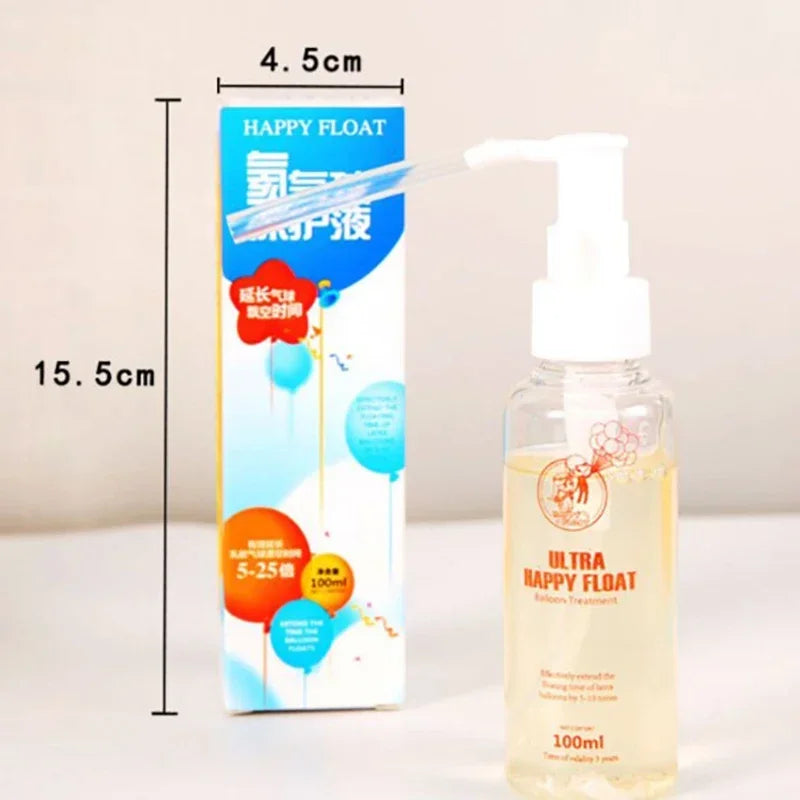 Helium Balloons Protective Fluid, Extend Floating Time, Non Corrosive, Professional Home Party, Eco Friendly, 100ml