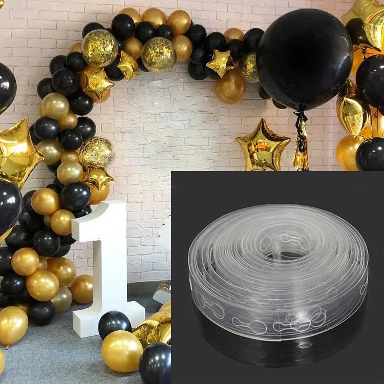 100pcs/roll Points Dots Double Sided for Balloons, Removable Clear Stickers for Christmas Wedding Birthday Party Decoration