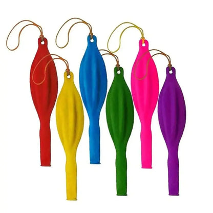 10Pcs Punch Balloons with Rubber Band 18inch Thicken Fun Ballon Birthday Party Baby Shower Kids Daily Games Wedding Decoration