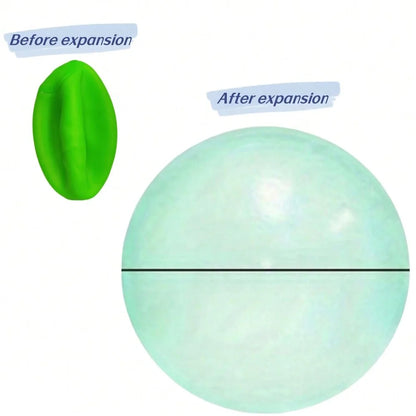 Inflated Ball Bubble Ball Water-filled Transparent Bubble Ball TPR Inflated Ball Pat Ball Big Light Ball