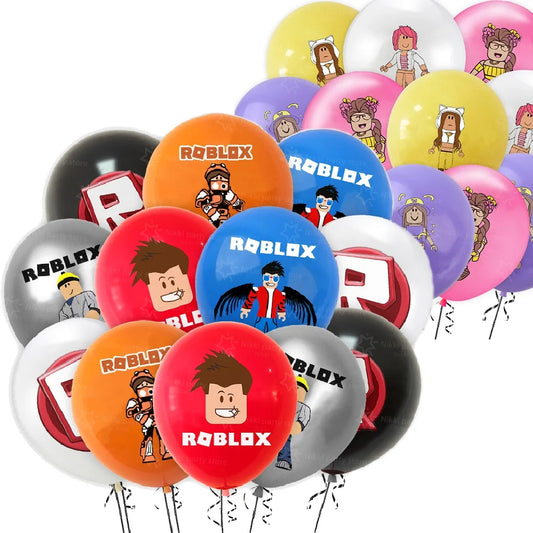 New Roblox Balloons Birthday Party Decoration Video Game 12inch Round Balloon Kids Happy Birthday Party Favors Gift Toys