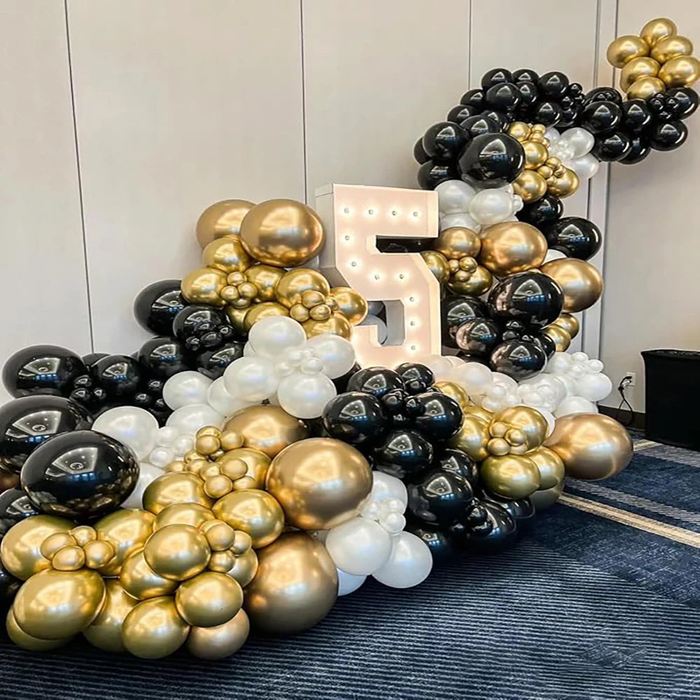 5/10/12inch Metallic Gold Purple Balloons Silver Champagne Gold Blue Ballon Birthday Party Baby Shower Wedding Decoration Globos