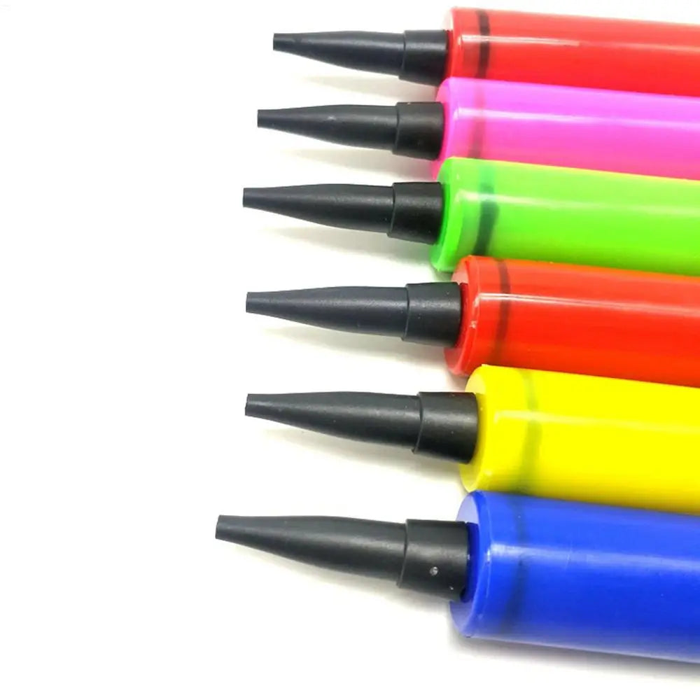1PC Balloon Pump Balloon Inflator Hand Push Air Pump Wedding Birthday Party Kids Baby Shower Balloon Accessories Tools