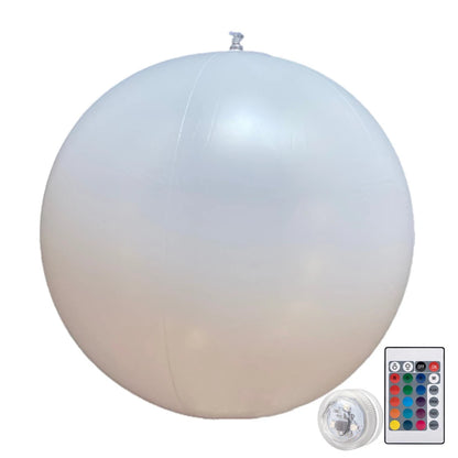 Inflatable Pool Beach Ball 16 Colors LED Glowing Inflatable Beach Balloon 60/90cm Summer Water Game Sports Party Play Ball Light