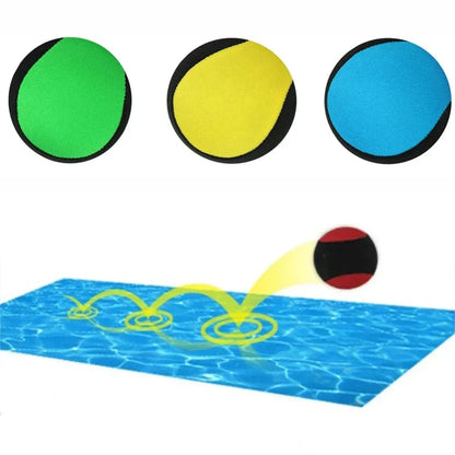 Durable 5.5cm TPR Elastic Ball Water Bouncing Ball Water Surf Game Toy Summer Beach Ball Soft Relaxing Water Jump Ball
