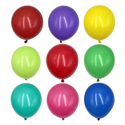 50/100pcs Balloons Rainbow Round Matte Balloon 5inches Wedding Happy Birthday Holiday Unique DIY Decoration Supplies TMZ