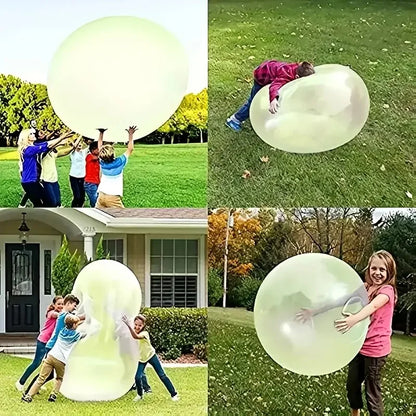 Fun Summer Transparent Inflatable Ball Balloon Kids Children Outdoor Toys Soft Air Water Filled Bubble Ball Party Game Gift