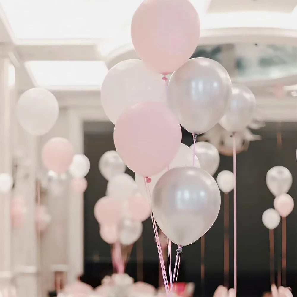 5/10/12inch Pearl Balloons Milk White Latex Balloons Birthday Wedding Decoration For Engagement Anniversary Bridal Shower Globos
