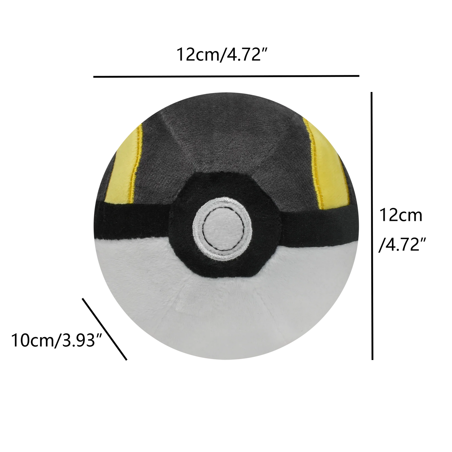 Meisterball Superball Hyperball Pokéball Plüschtiere Weiche Kuscheltiere Cartoon Rucksackanhänger Dekoration Spielzeug Geburtstag