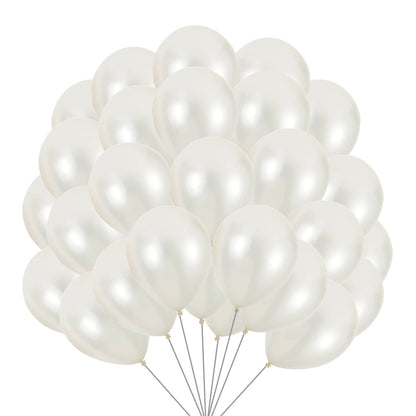 5/10/12inch Pearl Balloons Milk White Latex Balloons Birthday Wedding Decoration For Engagement Anniversary Bridal Shower Globos