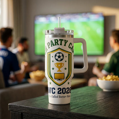 2026 Soccer-WM-Party-Trinkbecher, hält Wasser kalt/heiß für drinnen oder draußen, ideales Weihnachtsgeschenk