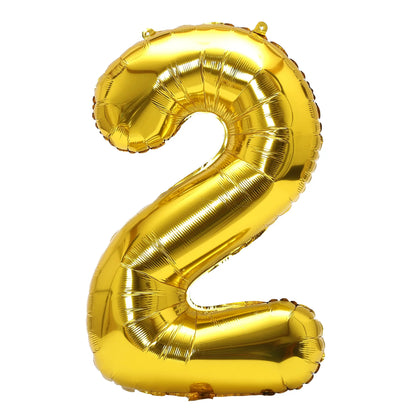 32inch Rainbow Gradient Number Foil Balloon 1-9 for Kids Birthday Party Decor Baby Shower Bridal Shower More Options Avaliable