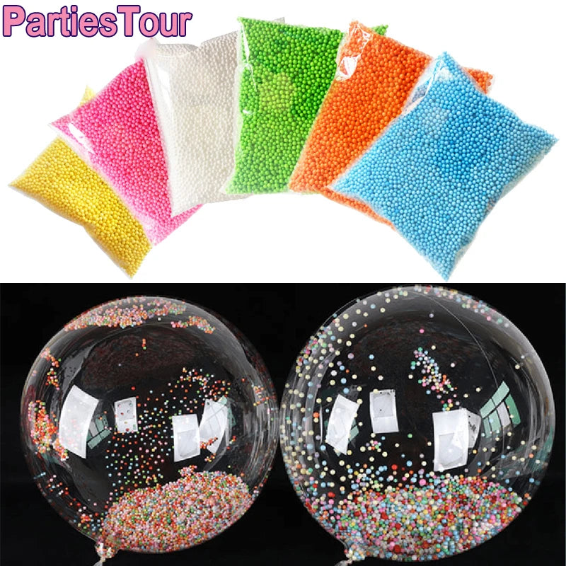 10/18/24inch Transparent Bobo Balloon for Filling Foam Balls Helium Globos Wedding Birthday Party Decor Baby Shower DIY Balloon