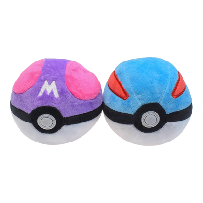 Meisterball Superball Hyperball Pokéball Plüschtiere Weiche Kuscheltiere Cartoon Rucksackanhänger Dekoration Spielzeug Geburtstag