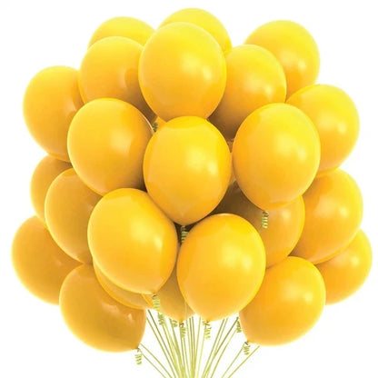 Balloons Set 12Inch Cloud Yellow Red Blue Sky Cow Latex Balloons for Birthday Party Supplies Photo Booth Prop