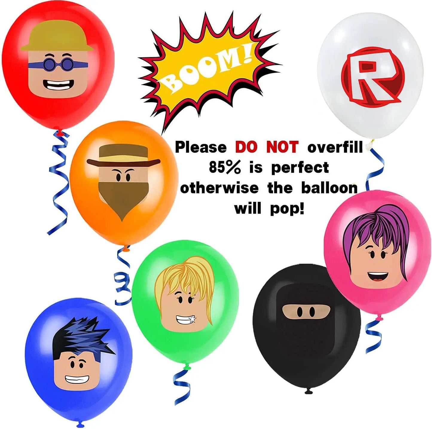 New Roblox Balloons Birthday Party Decoration Video Game 12inch Round Balloon Kids Happy Birthday Party Favors Gift Toys