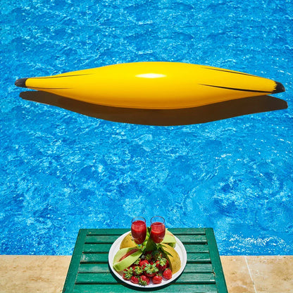 1.8-meter Inflatable Banana Summer Water Toy Swimming Pool Float Balloon Bar Atmosphere Props Happy Birthday Party Decoration