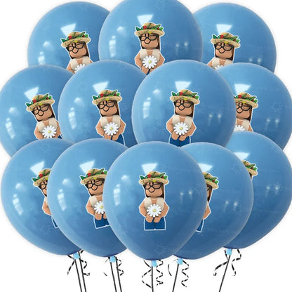 New Roblox Balloons Birthday Party Decoration Video Game 12inch Round Balloon Kids Happy Birthday Party Favors Gift Toys