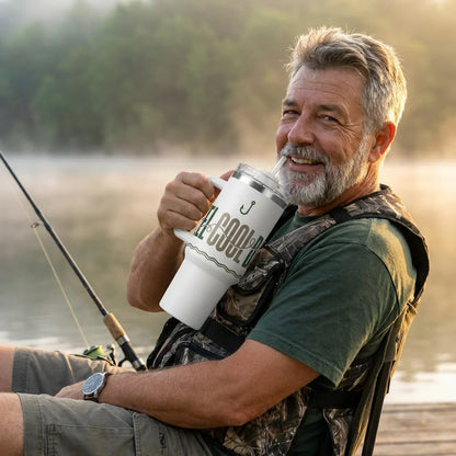Reel Cool Fishing Dad Thermos Water Cup,  To Keep Water Cold/hot for Indoor or Outdoor Use,ideal Holiday Gift