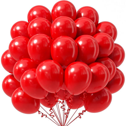 Hot Pink Balloons 12/10inch Baby Pink Latex Balloon Royal Blue Red Green Globos Baby Shower Birthday Party Christmas Decorations