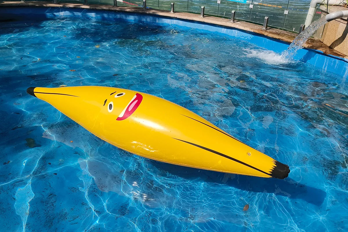1.8-meter Inflatable Banana Summer Water Toy Swimming Pool Float Balloon Bar Atmosphere Props Happy Birthday Party Decoration