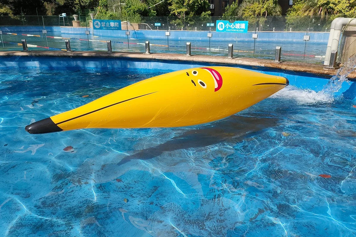 1.8-meter Inflatable Banana Summer Water Toy Swimming Pool Float Balloon Bar Atmosphere Props Happy Birthday Party Decoration