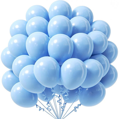 Hot Pink Balloons 12/10inch Baby Pink Latex Balloon Royal Blue Red Green Globos Baby Shower Birthday Party Christmas Decorations