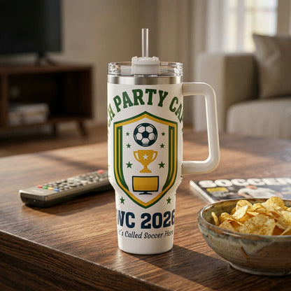 2026 Soccer-WM-Party-Trinkbecher, hält Wasser kalt/heiß für drinnen oder draußen, ideales Weihnachtsgeschenk